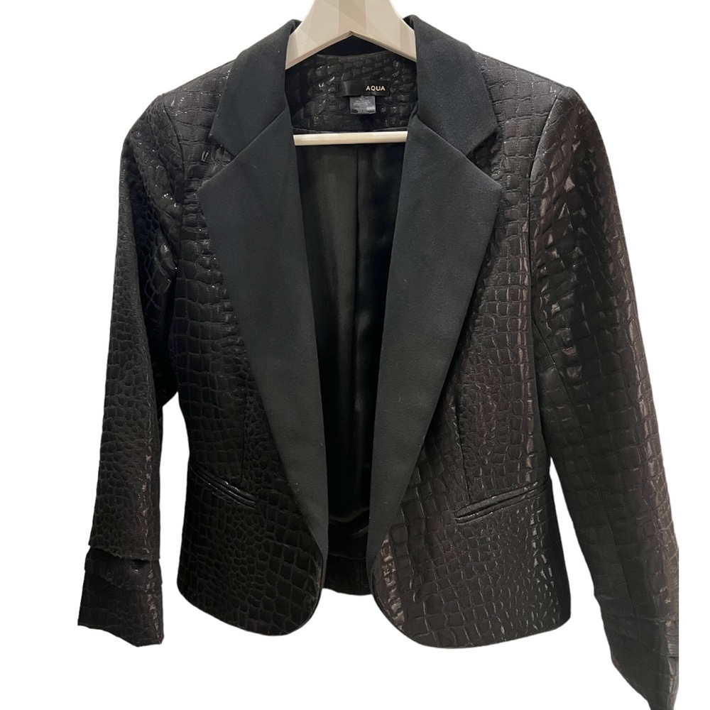 Aqua black blazer size small